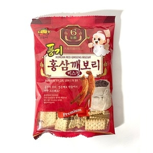 풍기 홍삼깨보리 비스킷 1BOX 30개 웰빙과자