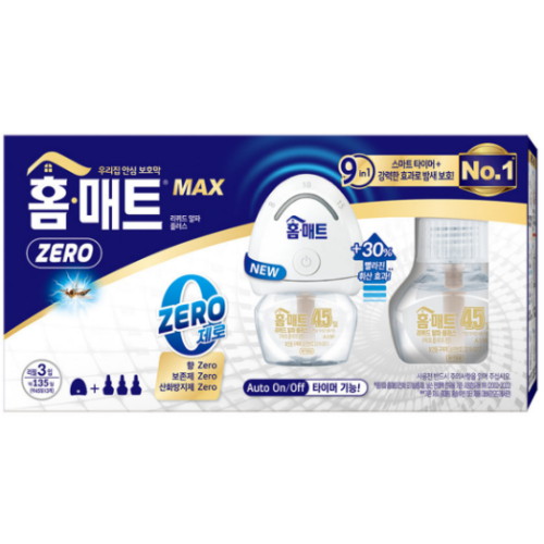 맥스 제로 훈증기 + 리필 45일 x 3개