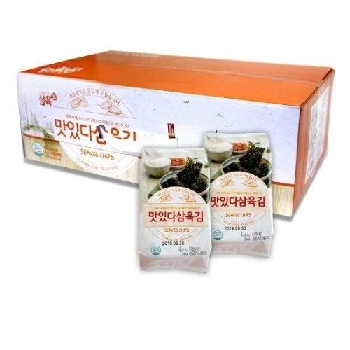 삼육김 맛있다 도시락김 27봉 4g x3봉 x9팩