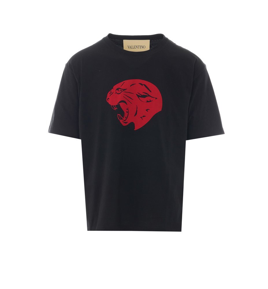 발렌티노 PANTHER 프린트 티셔츠 MG16PBM7/0NR B0012036615_이미지