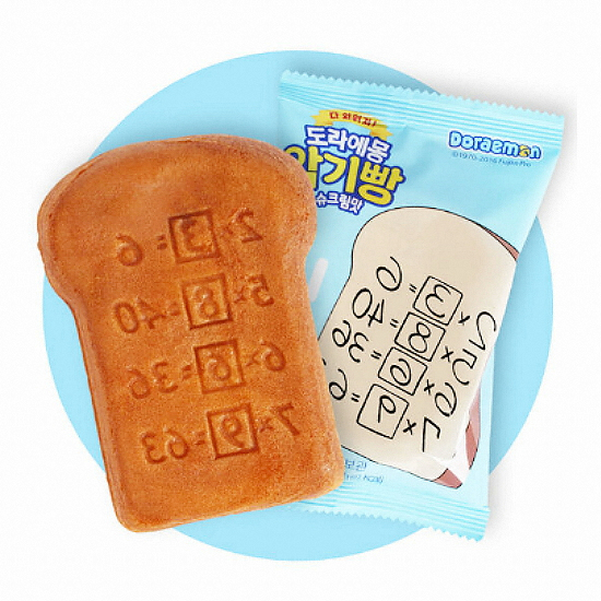 이델리에프씨 도라에몽 암기빵 슈크림맛 60g (10개)_이미지