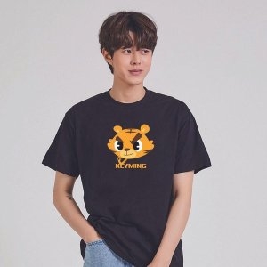 범띠 호랑이 그래픽 캐쥬얼 반팔티 W7F86E8
