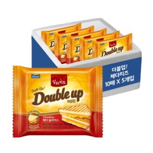 매일유업 상하치즈 더블업 체다 슬라이스 치즈 240g (5개)_이미지