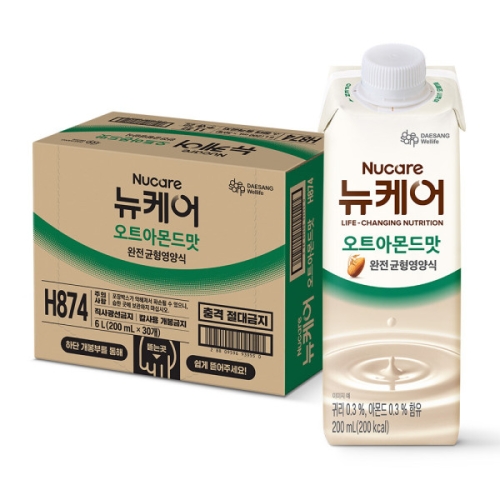 대상웰라이프 뉴케어 오트아몬드맛 200ml (30개)