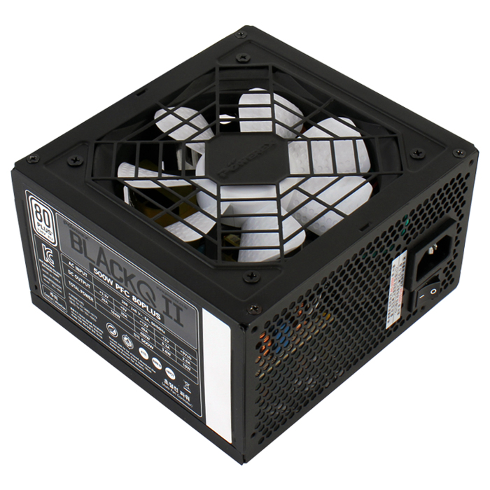 POWEREX BLACKQ II 500W 80PLUS 벌크_이미지