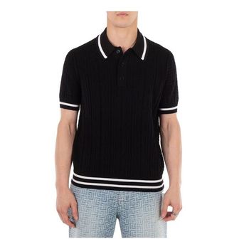 발망 Knitted 울 폴로 셔츠 Size 스몰 DH1GB066KH02-NOIR 1083105_이미지