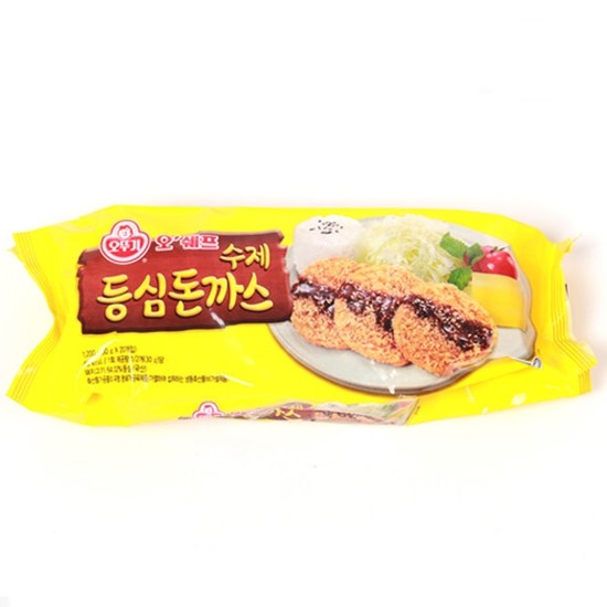 오뚜기 오쉐프 수제 등심돈까스 1.2kg이미지입니다. 누르면 해당 게시물로 새창이동합니다.