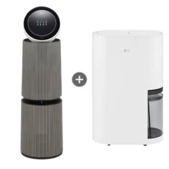 LG전자 오브제컬렉션 퓨리케어 AI 360˚ M7 AS356NSMA + 제습기 <b>DQ256MWGA</b>