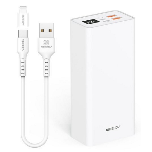 디엠케이코리아 SPEEDY 슬림 핏 22.5W 보조배터리 SPE-PA4PF30PQ 30000mAh_이미지