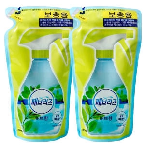 한국피앤지 페브리즈 허브향 리필 320ml (2개)