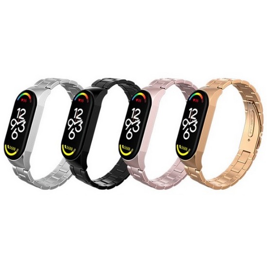 오달라 샤오미 미밴드7 메탈 클래식 스트랩_이미지