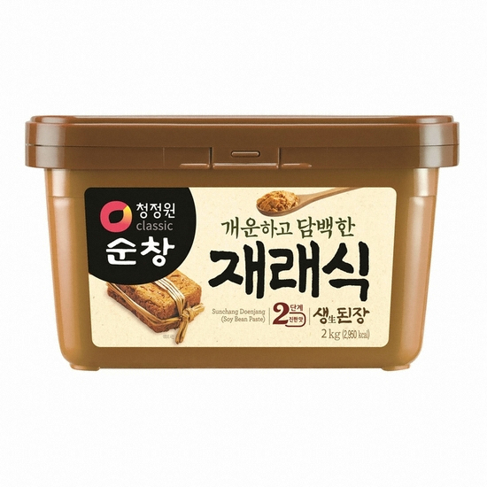 청정원 순창 재래식 생된장 2kg (2개)_이미지