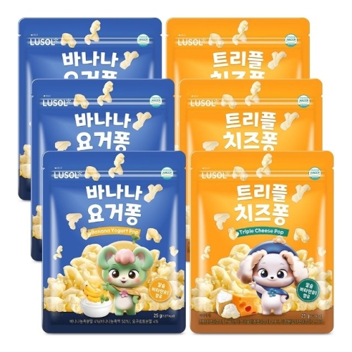 루솔 트리플 치즈 요거퐁 25g (6개)