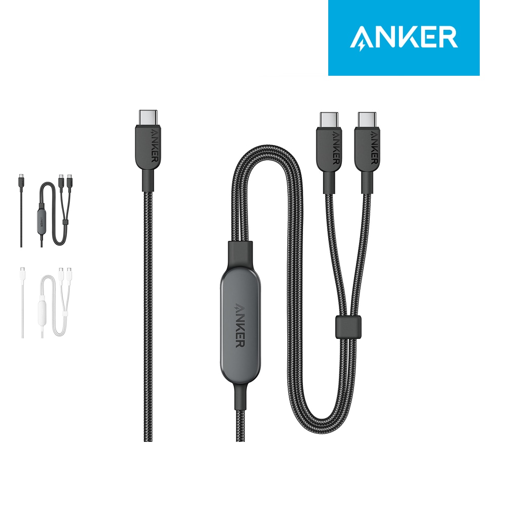 ANKER 140W C to C타입 2 in 1 케이블 A8895(1.2m)
