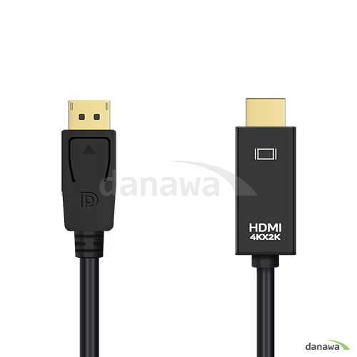 ABC넷 DP v1.2 to HDMI v2.0 변환 케이블 (1.5m)