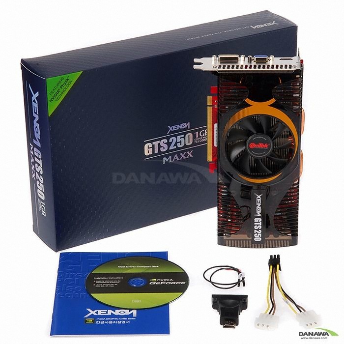 �̿��� XENON ������ GTS250 MAXX HDMI 1GB