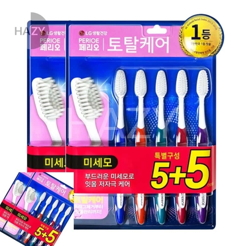 페리오 토탈케어 칫솔 미세모 (4개)_이미지