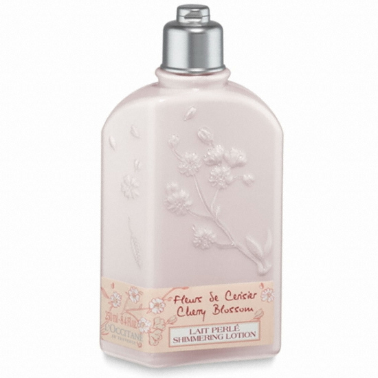 록시땅 체리 블라썸 쉬머링 바디 로션 250ml (1개)_이미지