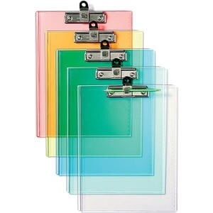 문화산업 투명 <b>클립</b><b>보드</b> <b>A4</b> 펜꽂이 홀더 F913-7