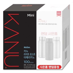 동서식품 카누 미니 라이트 로스트 아메리카노 100T+랜덤_이미지