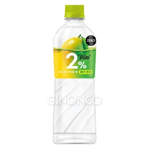 롯데칠성음료 2% 부족할때 바이탈 레몬라임 제로 500ml (1개)