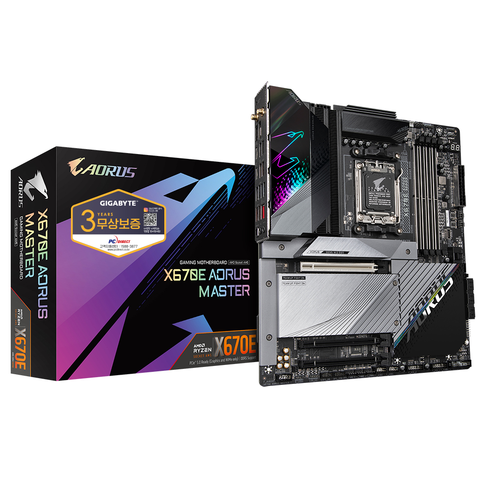 GIGABYTE X670E AORUS MASTER �Ǿ���Ʈ