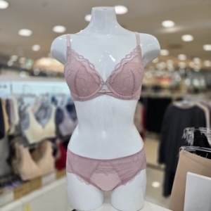 자카드 플라워 레이스 저중심 몰드 브라 팬티 BR1855A_PDP_BP_이미지