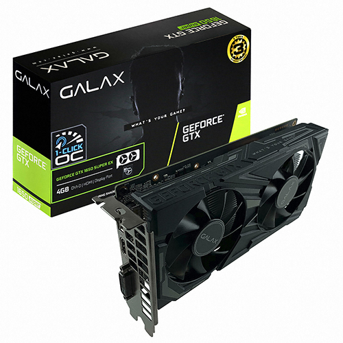 갤럭시 GALAX 지포스 GTX 1650 SUPER EX BLACK OC D6 4GB
