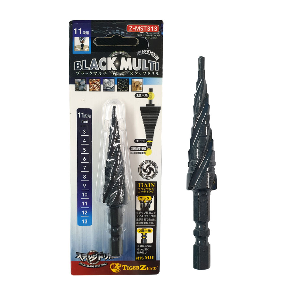 제스트 멀티블랙 스텝드릴 세미중 Z-MST422_이미지