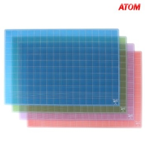 A2칼라커팅매트 620x450mm/컷팅매트/투명커팅매트/고무판/고무매트/데스크패드/책상고무판/깔판_이미지