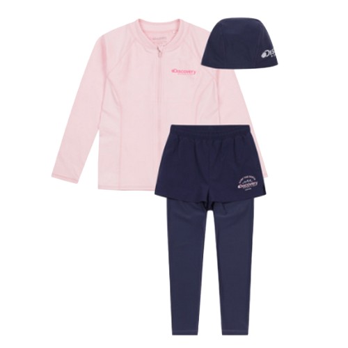 디스커버리 익스페디션 여아동 래쉬가드 세트 DKSZK2131 LP