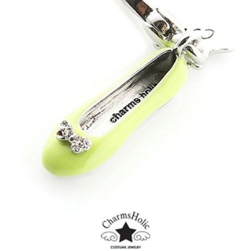 스와로브스키 교보문고 맘 참스홀릭 ribbon flat green cks048