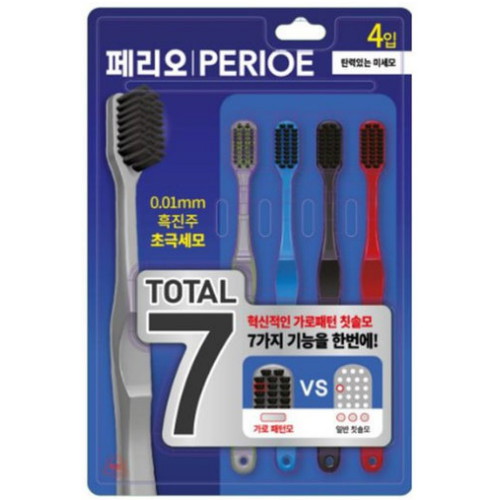 토탈7 흑진주 초극세모 칫솔