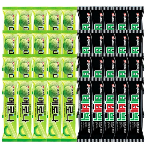 빙그레 메로나 20개 +비비빅 흑임자 20개