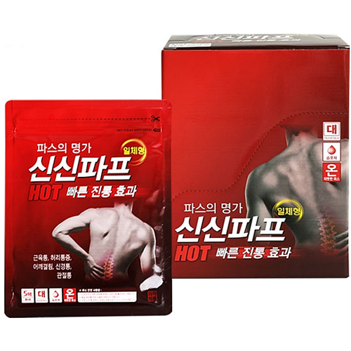 신신제약 신신파프 핫 일체형 5매입 (40팩(200개))_이미지