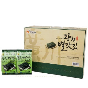 우체국쇼핑 광천별맛김 파래식탁 24봉 2박스