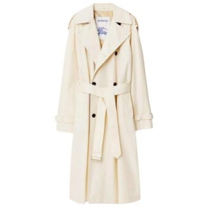 ������ LIGHT BEIGE COTTON DOUBLE BREASTED TRENCHCOAT 8080863_B8620 B8620