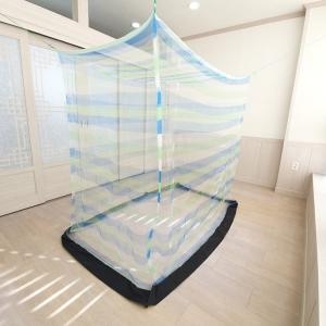 블루 솔 사각모기장 초소 1인 국내제작