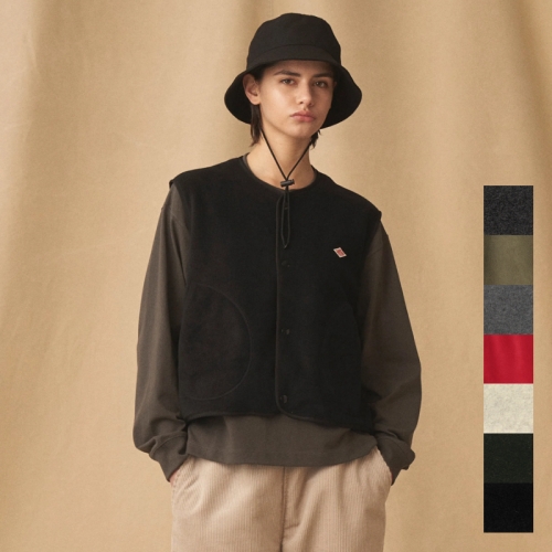  단톤 여성 플리스 양털 칼라리스 조끼 DT-A0521