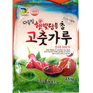 다들림푸드 다들림 고춧가루 미분용 2.5kg_이미지