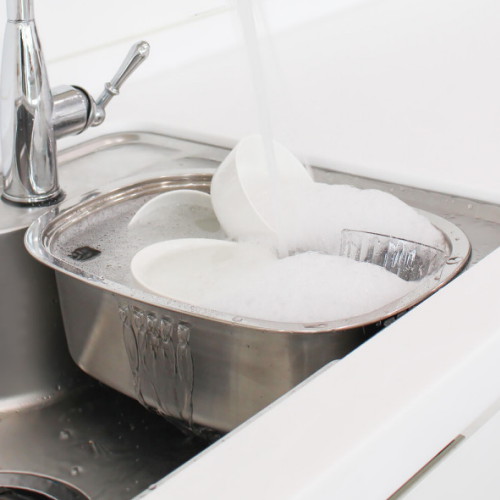 아이에스컴퍼니 위주 ㅤ스텐 배수구형 설거지통 4L_이미지