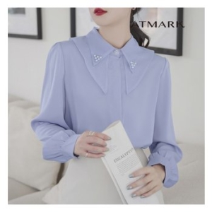  앳마크 더블카라펄블라우스_AA36BL015G 578711_AA36BL015G