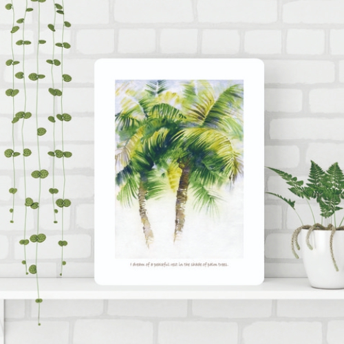 가온 야자수그늘 접이식 액자테이블 (80x60cm)