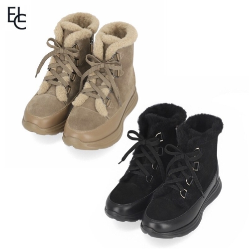 경량 쿠션 퍼 기모 방한 여성 부츠 LCWA14U613XI_GN