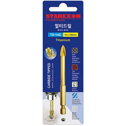 스타렉슨 티타늄 멀티드릴 14x100mm TD-14G