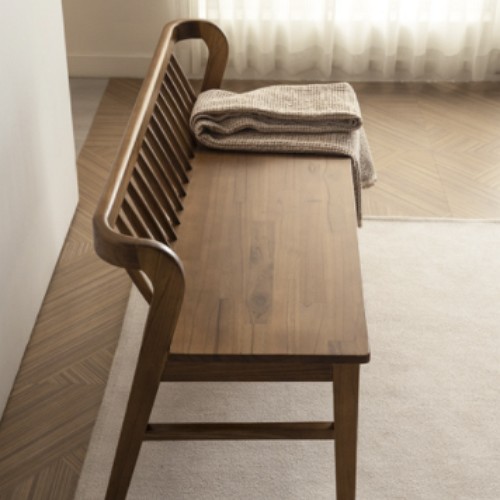 에보니아 미스틱 참죽나무 벤치의자 3인용_이미지