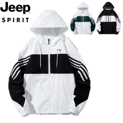 SPIRIT 봄 가을 아우터 남자 트레이닝 카고 후드 점퍼 JP2277