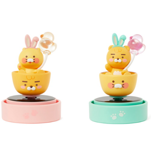 카카오프렌즈 라이언 춘식이 빙글빙글 무브 차량용 방향제 2종세트