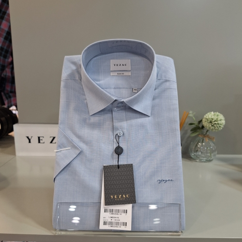 예작 구김이적은 슬림 반팔셔츠 YJ3MBS264-BL_BP_BP