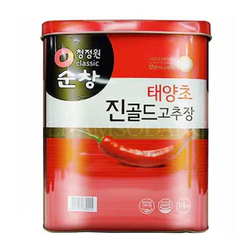 청정원 순창 태양초 진골드 고추장 14kg이미지입니다. 누르면 해당 게시물로 새창이동합니다.